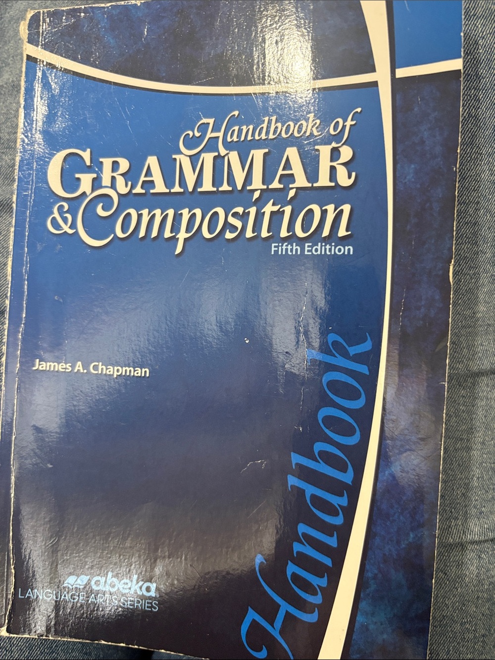 Handbook of Grammar & Composition - Blue Cover. Used condition.